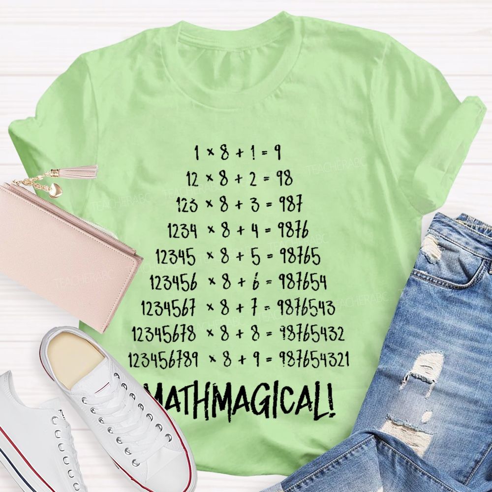 Mathmagical Teacher T-shirt