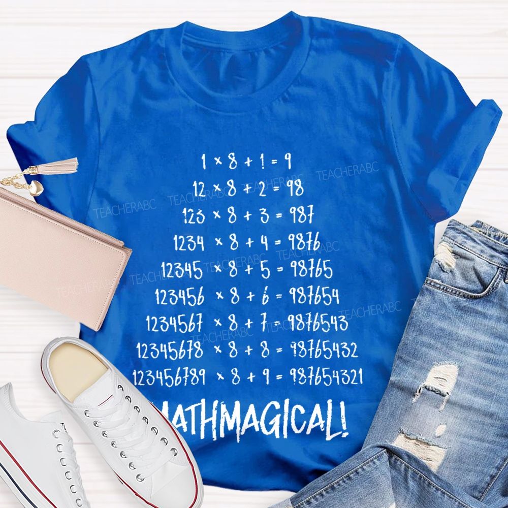 Mathmagical Teacher T-shirt
