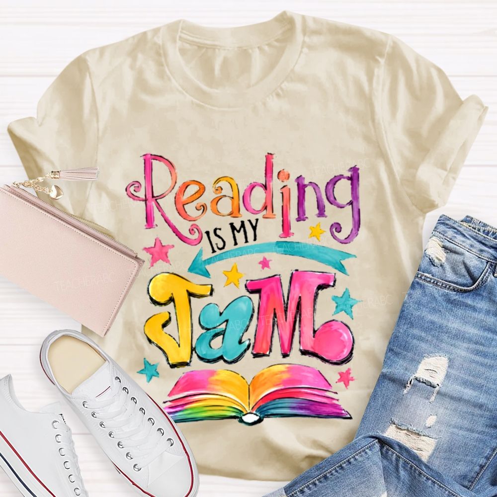 Reading Is My Jam Teacher T-shirt
