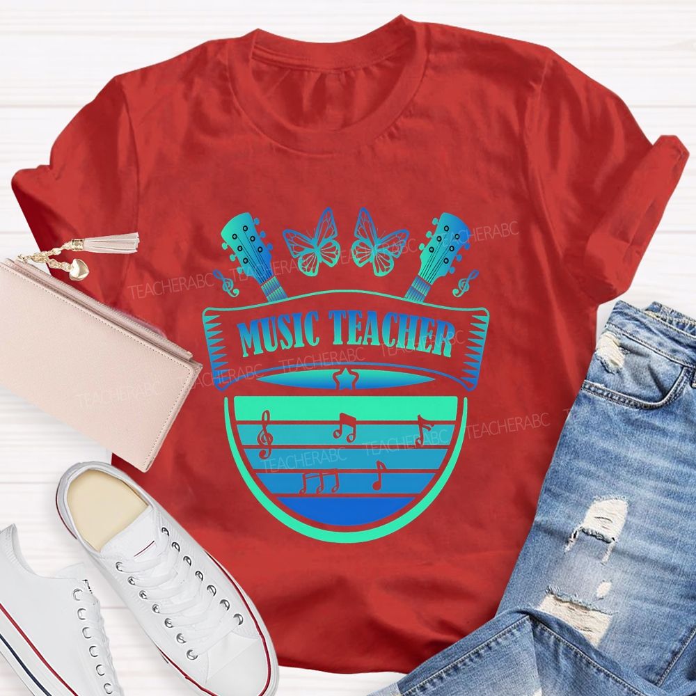 Music Teacher Where Every Note Matters Teacher T-shirt