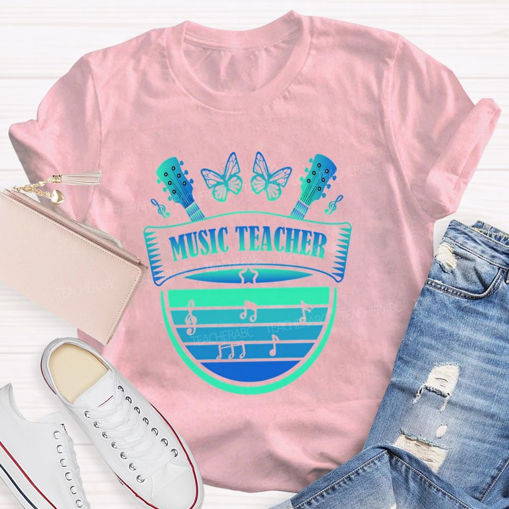 Music Teacher Where Every Note Matters Teacher T-shirt