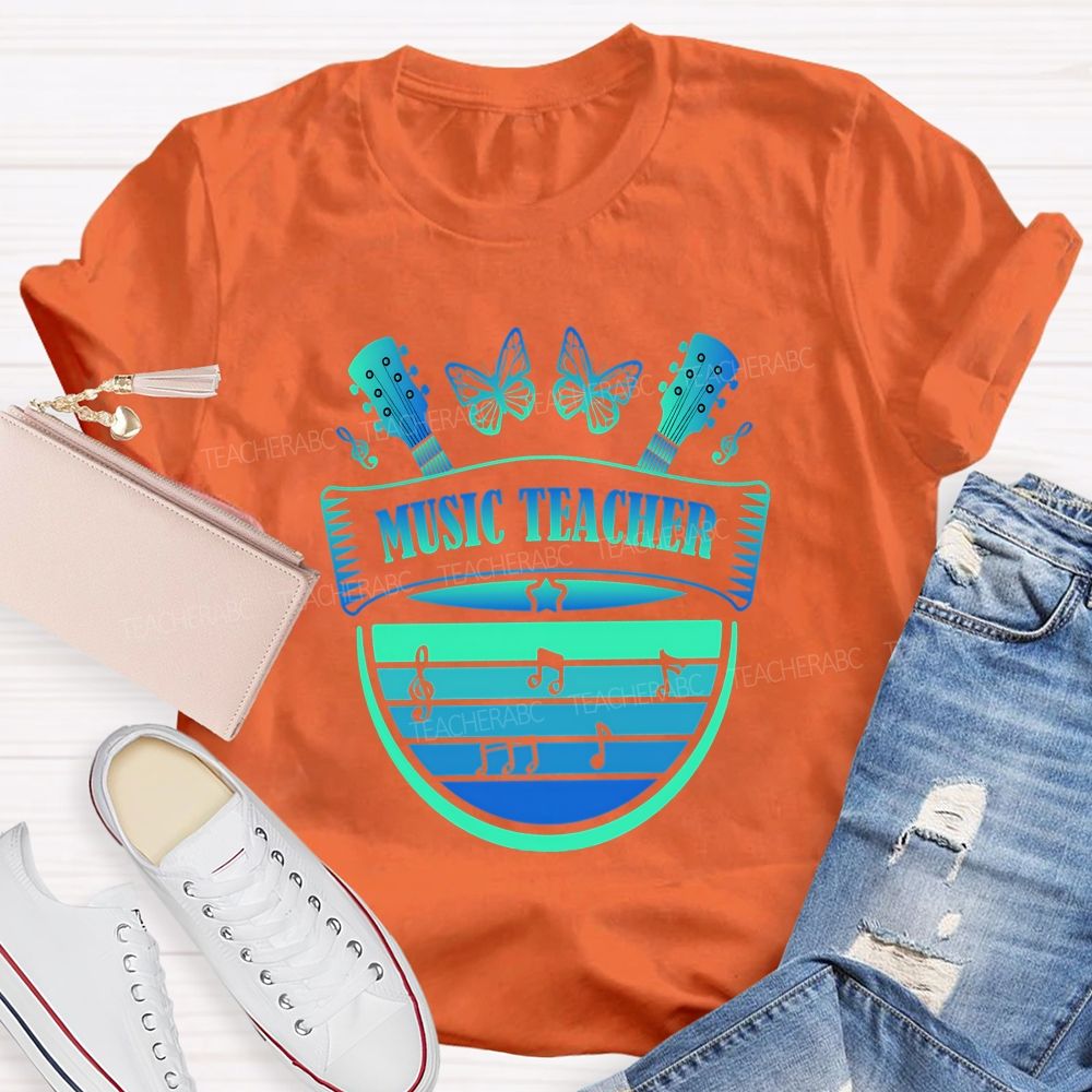 Music Teacher Where Every Note Matters Teacher T-shirt