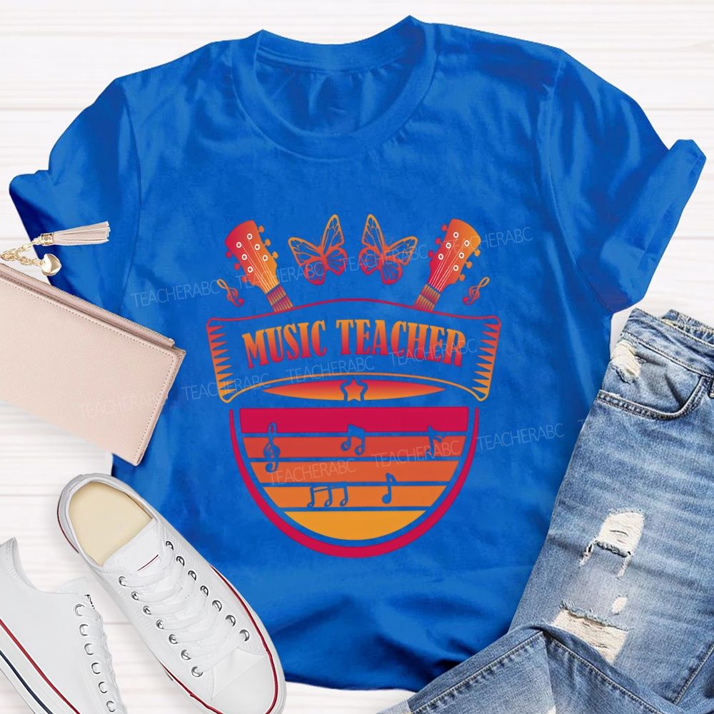 Music Teacher Where Every Note Matters Teacher T-shirt