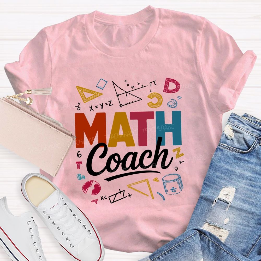 Your Friendly Neighborhood Math Coach Teacher T-shirt