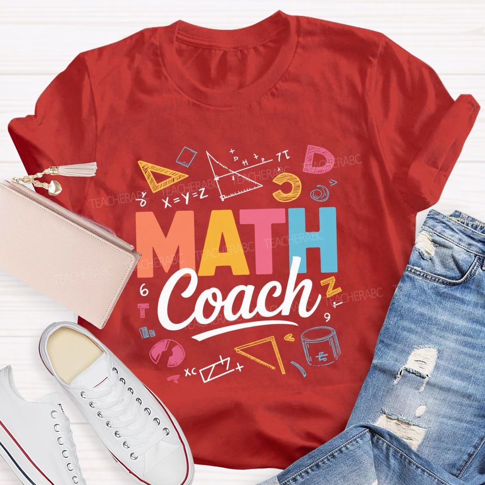 Your Friendly Neighborhood Math Coach Teacher T-shirt