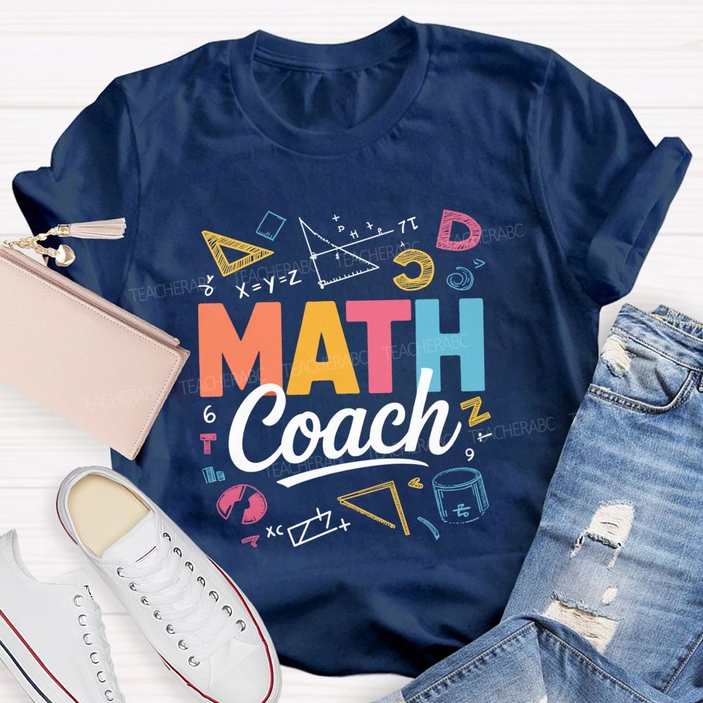 Your Friendly Neighborhood Math Coach Teacher T-shirt