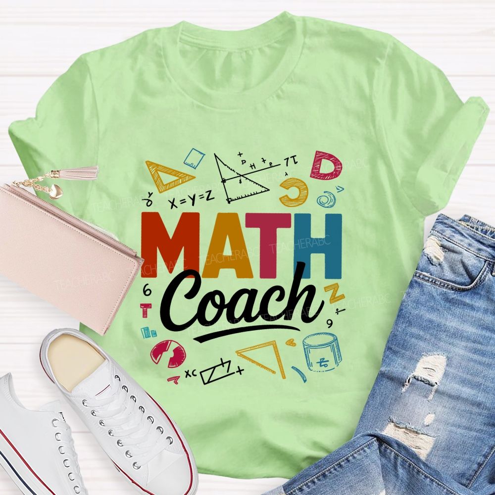 Your Friendly Neighborhood Math Coach Teacher T-shirt