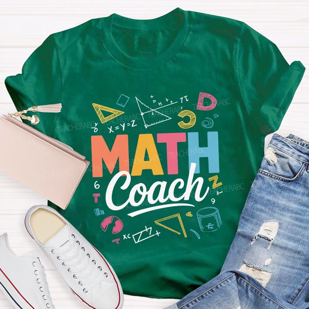 Your Friendly Neighborhood Math Coach Teacher T-shirt
