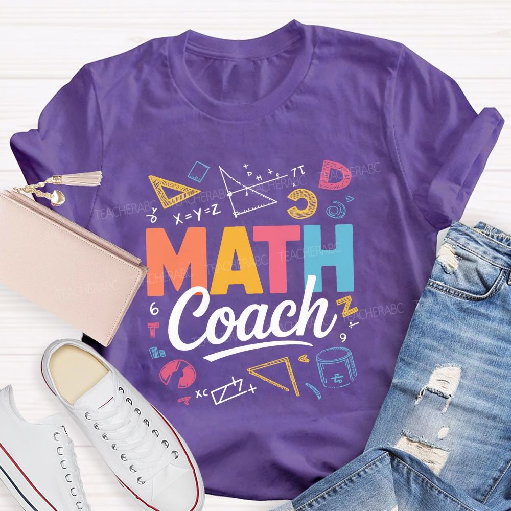 Your Friendly Neighborhood Math Coach Teacher T-shirt