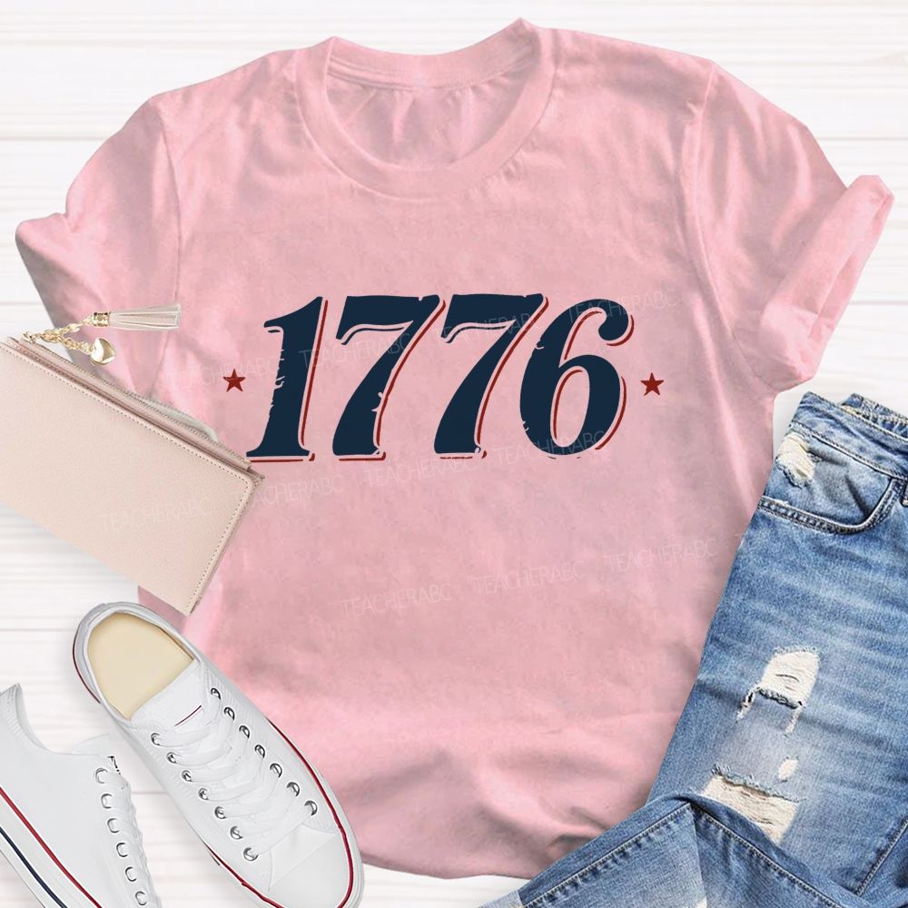 Vintage 1776 Star Teacher T-shirt