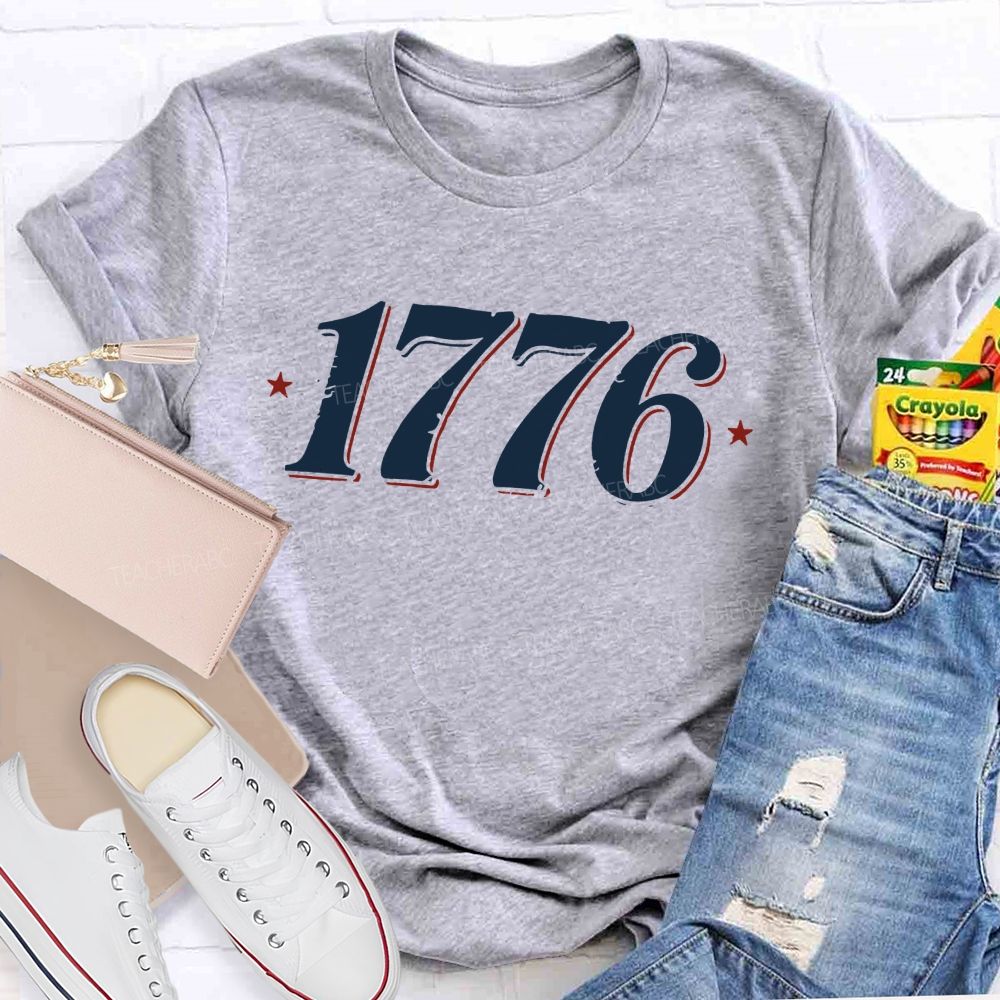 Vintage 1776 Star Teacher T-shirt