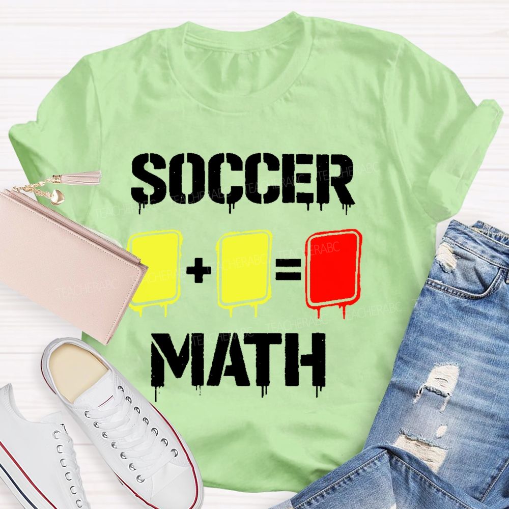 Soccer Math Teacher T-shirt