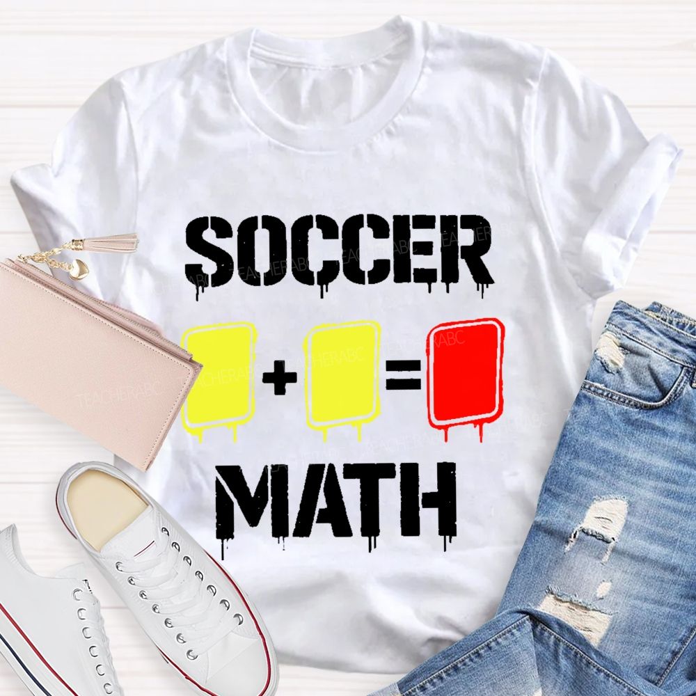 Soccer Math Teacher T-shirt