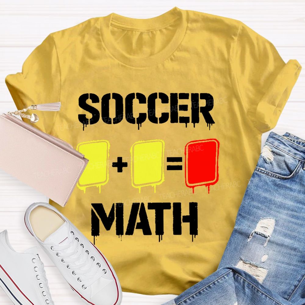 Soccer Math Teacher T-shirt
