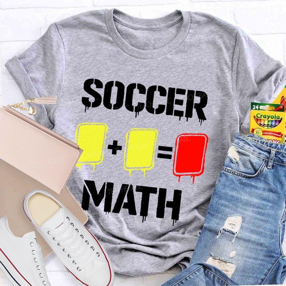 Soccer Math Teacher T-shirt