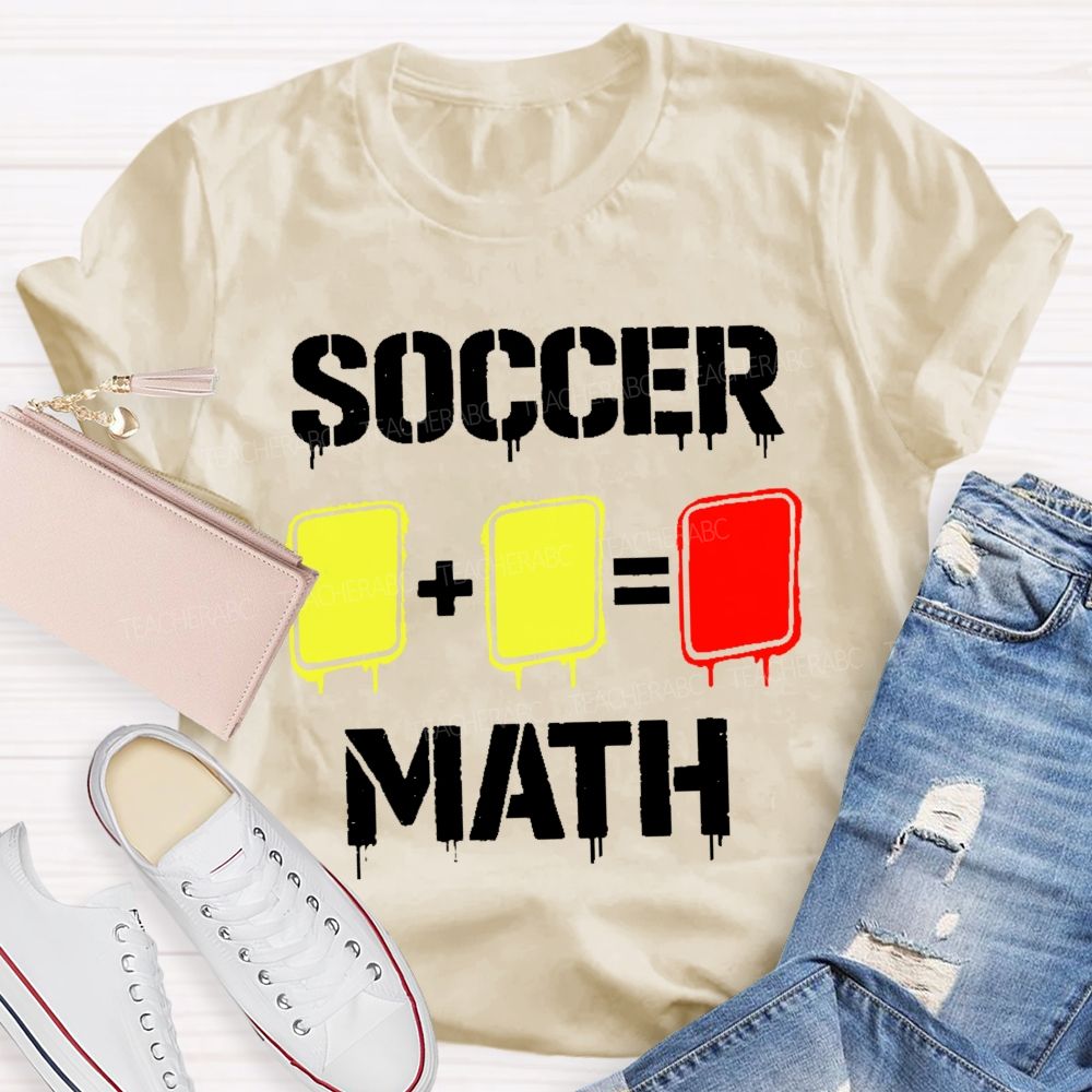 Soccer Math Teacher T-shirt