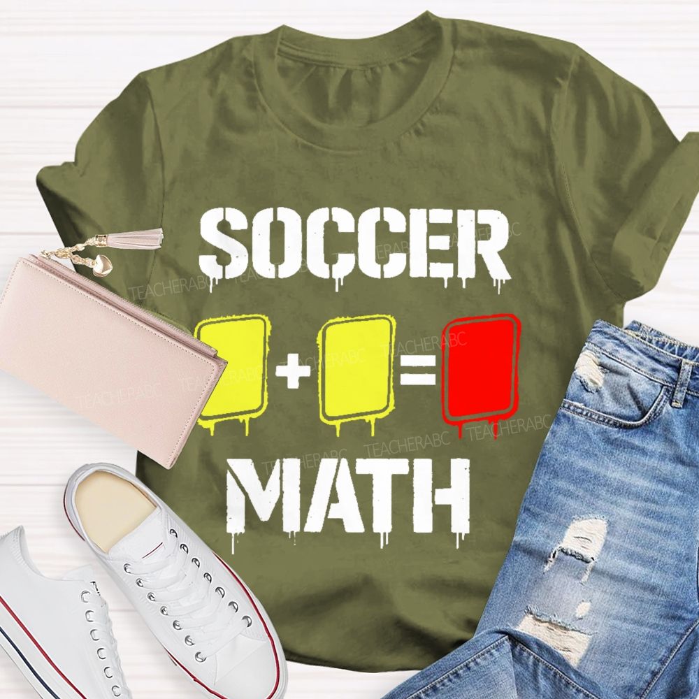Soccer Math Teacher T-shirt
