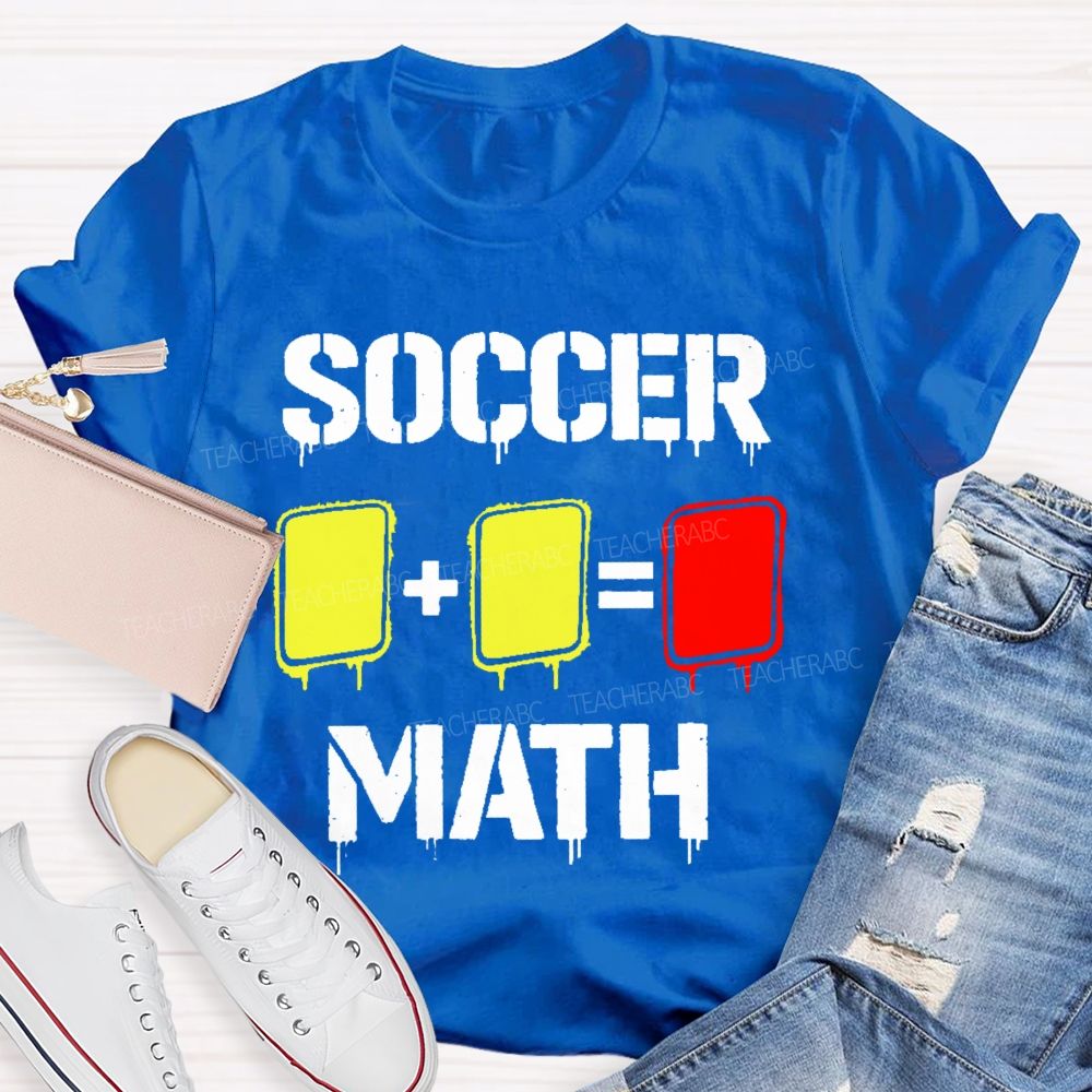 Soccer Math Teacher T-shirt