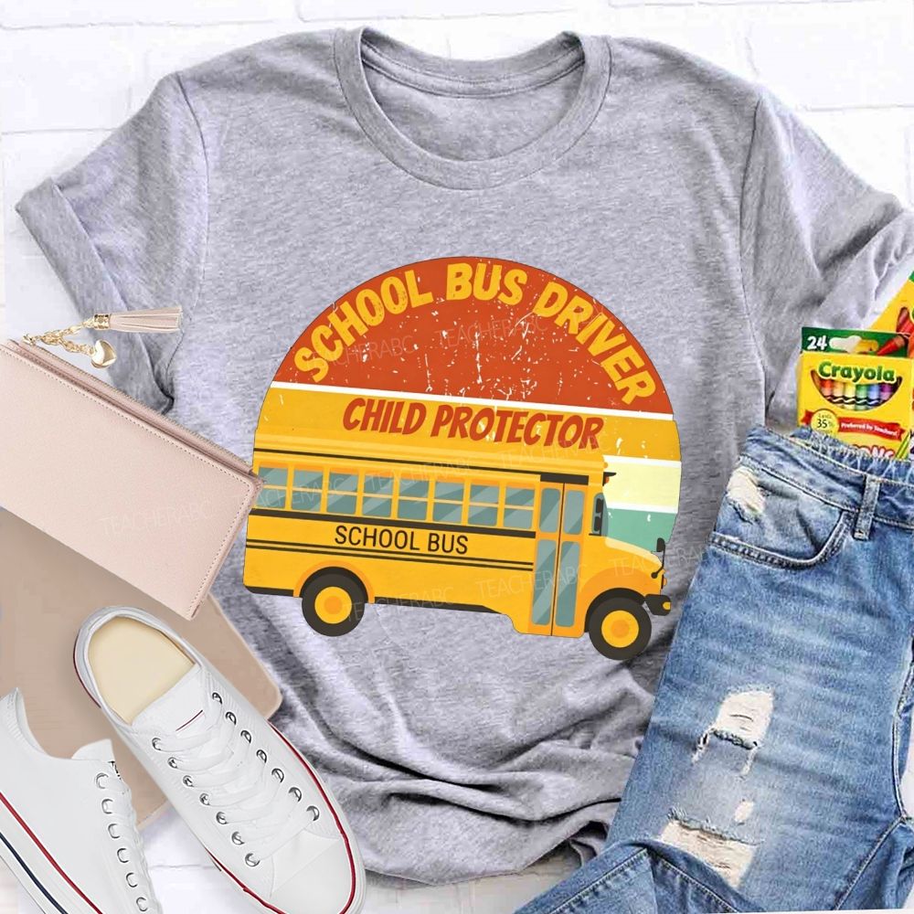 School Bus Driver Child Protector T-shirt