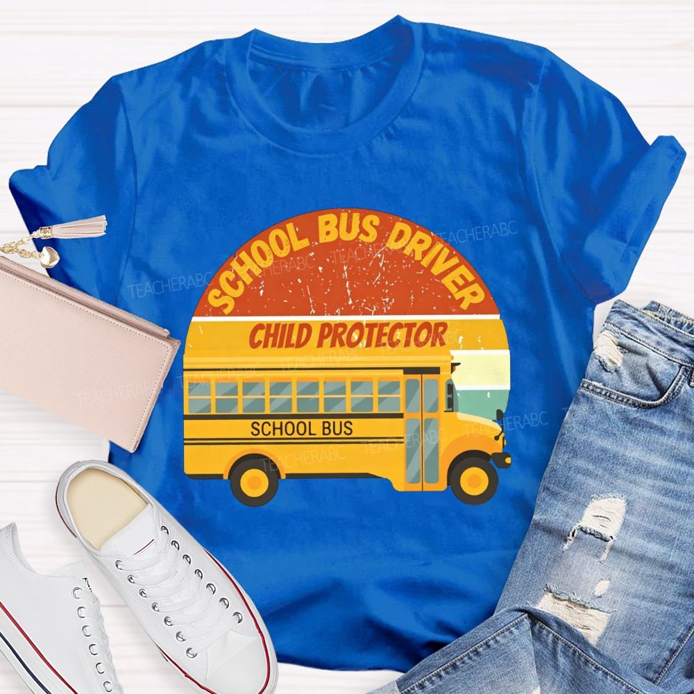 School Bus Driver Child Protector T-shirt