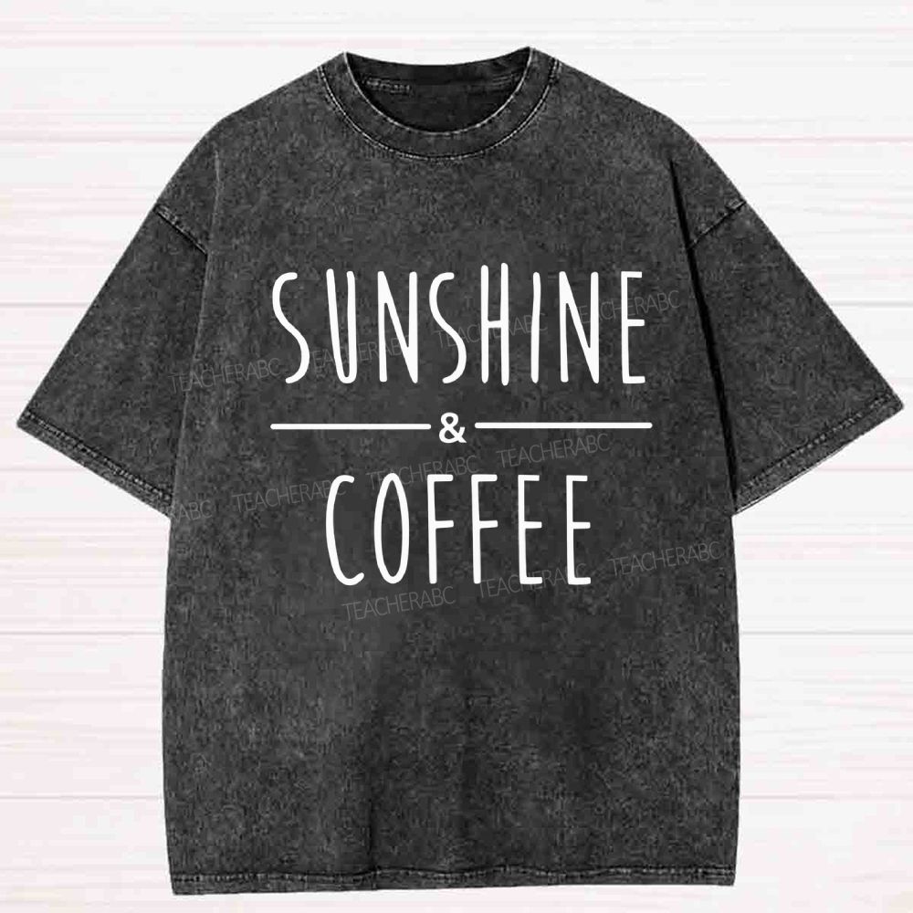 Sunshine And Coffee Washed T-shirt