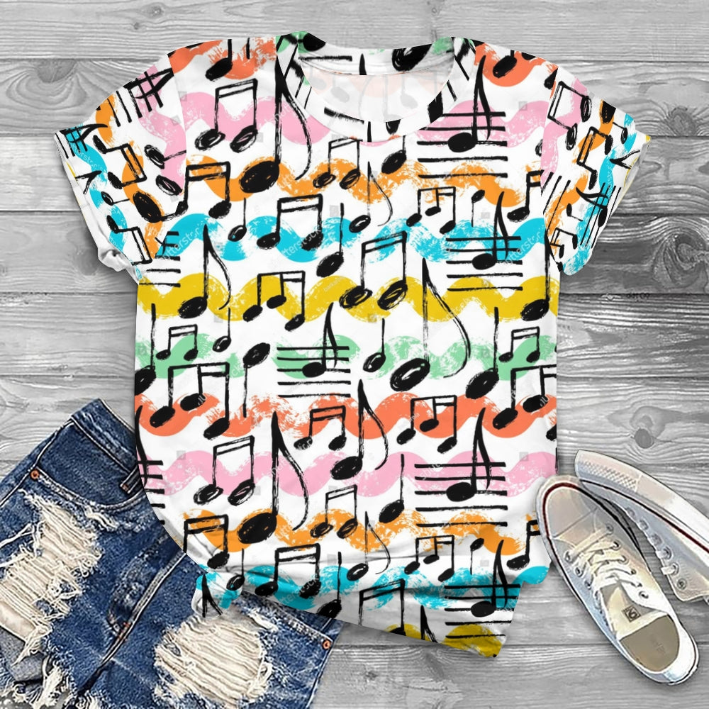Colorful Music World T-shirt