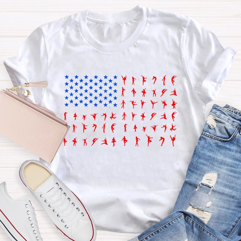 Independence Day Dance Graphics Teacher T-shirt