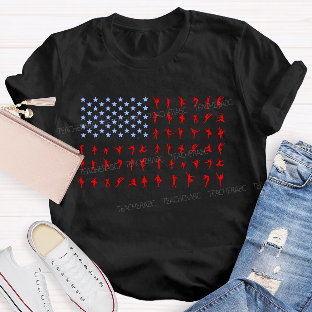 Independence Day Dance Graphics Teacher T-shirt