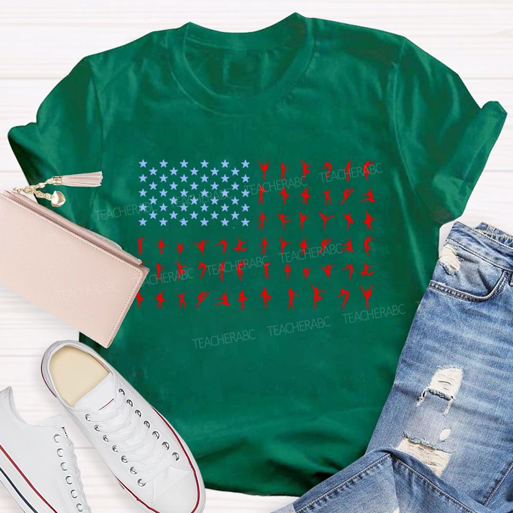 Independence Day Dance Graphics Teacher T-shirt