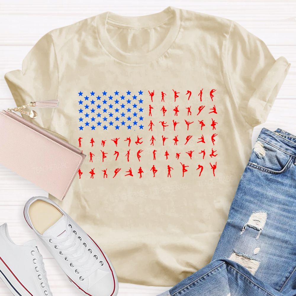Independence Day Dance Graphics Teacher T-shirt
