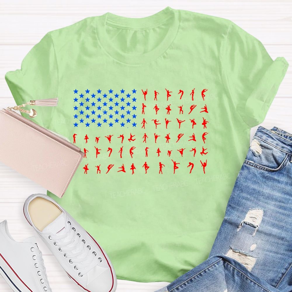 Independence Day Dance Graphics Teacher T-shirt
