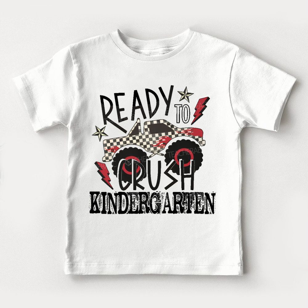 Personalized Grade Ready To Crush Kindergarten Toddler T-shirts
