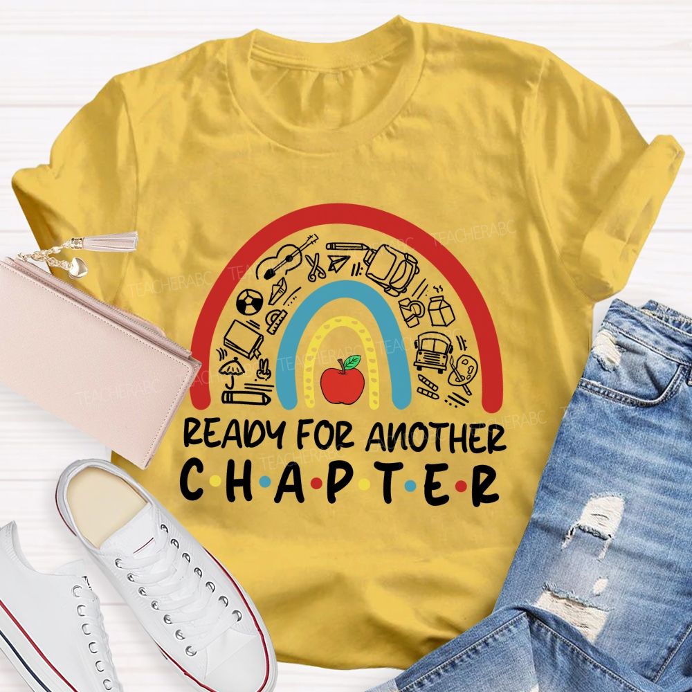 Ready For Another Chapter Reetired Teacher T-shirt