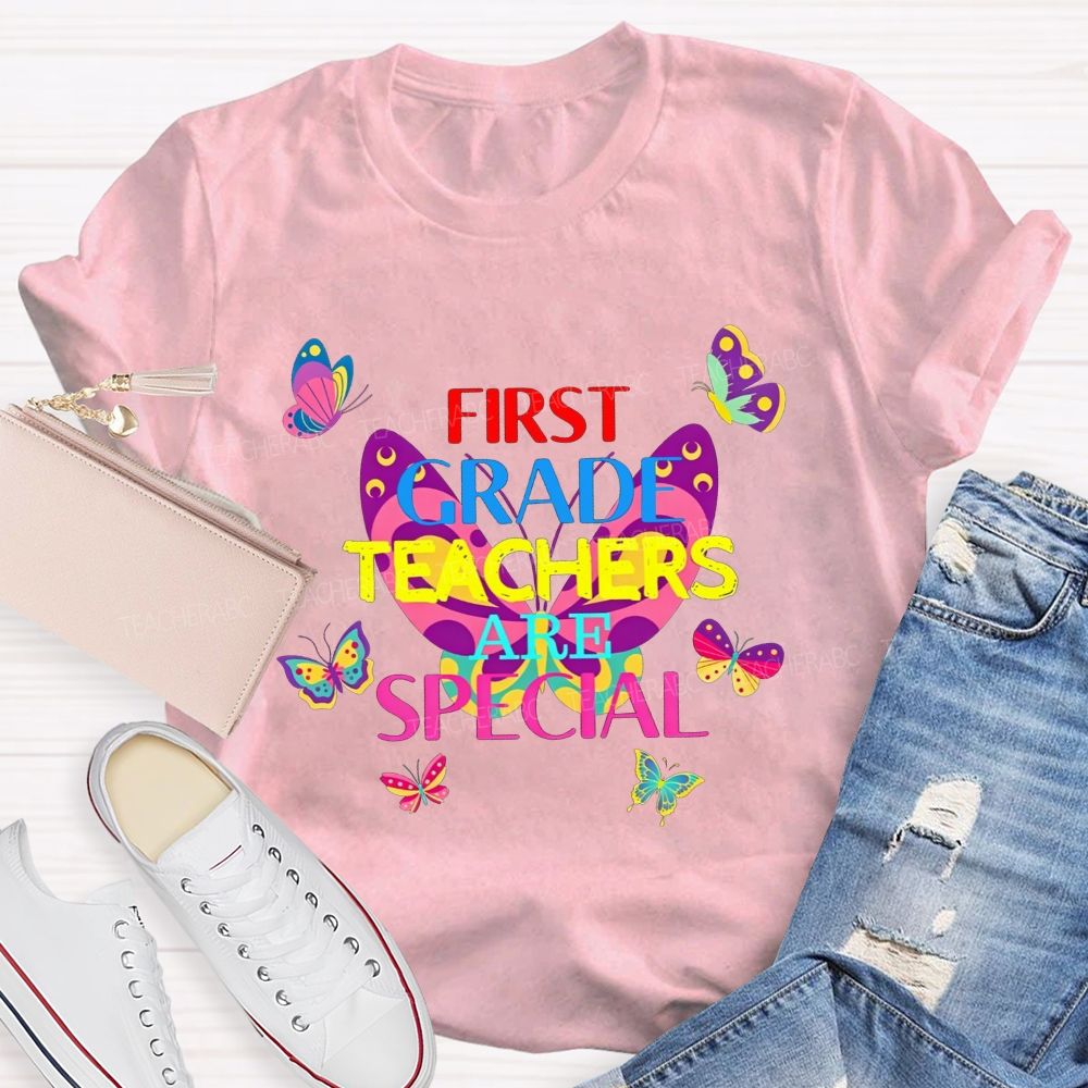 Personalized Grade First Grade Teachers Are Special Teacher T-shirt