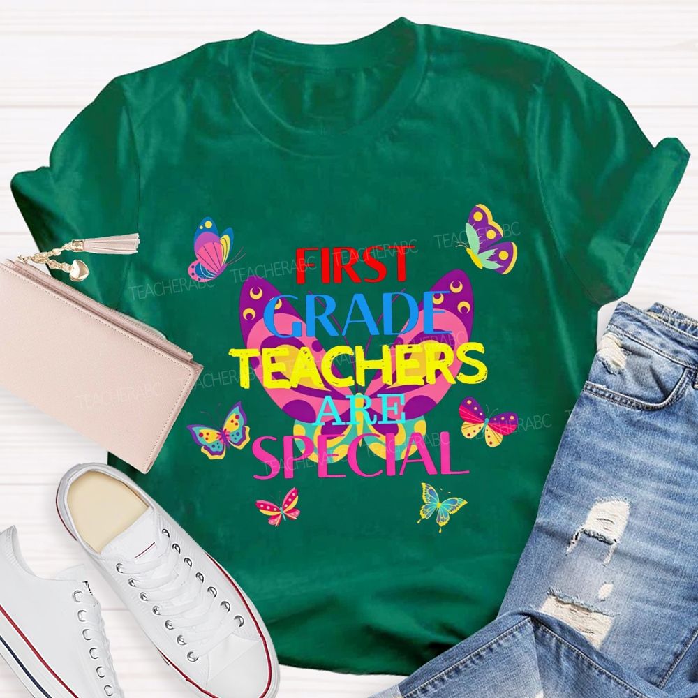 Personalized Grade First Grade Teachers Are Special Teacher T-shirt