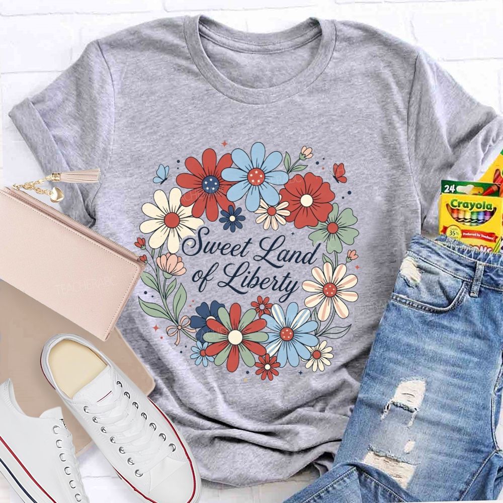 Sweet Land Of Liberty 4th Of July Usa 250th Anniversary T-shirt