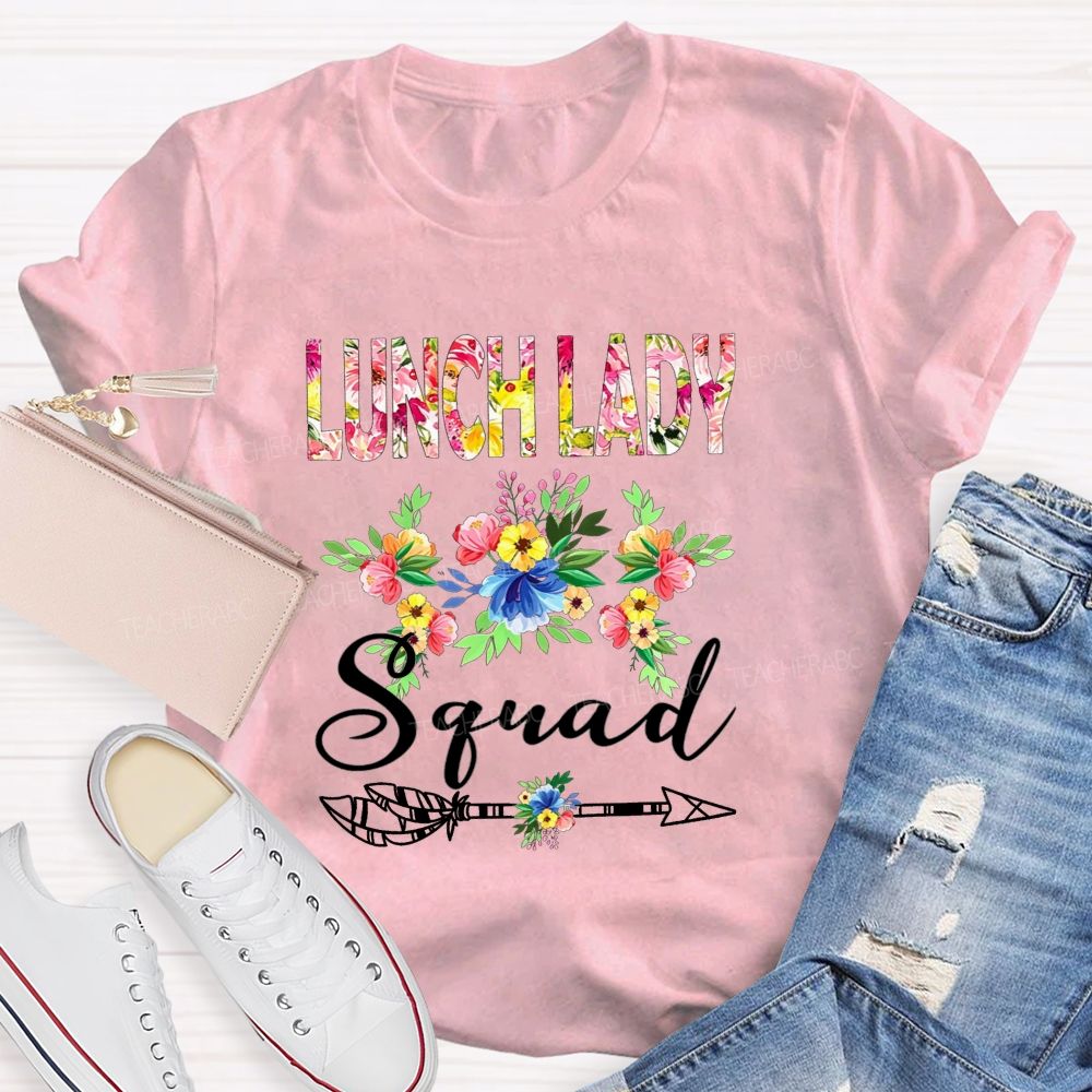 Lunch Lady Squad Feed The Kids Love The Crew Teacher T-shirt