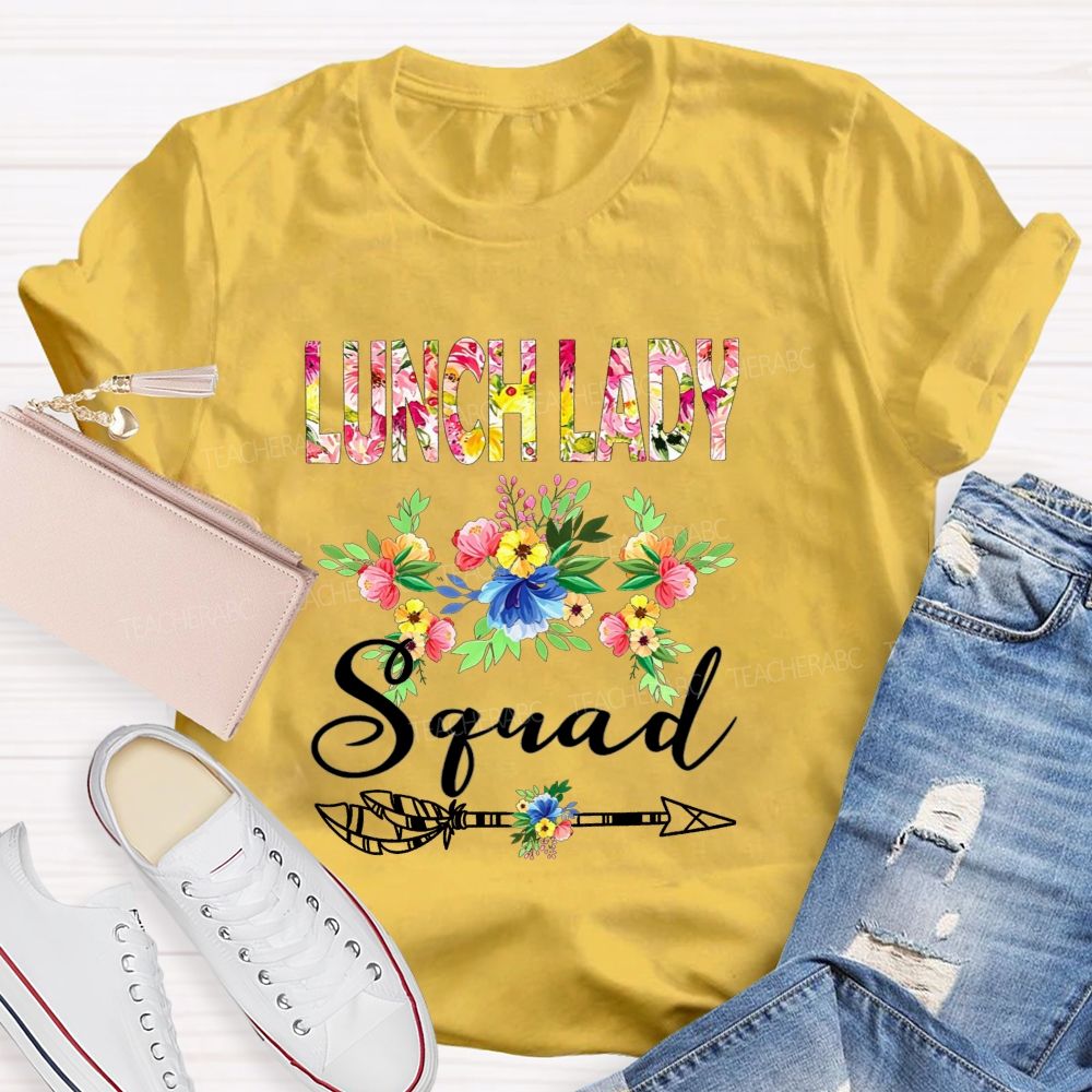 Lunch Lady Squad Feed The Kids Love The Crew Teacher T-shirt