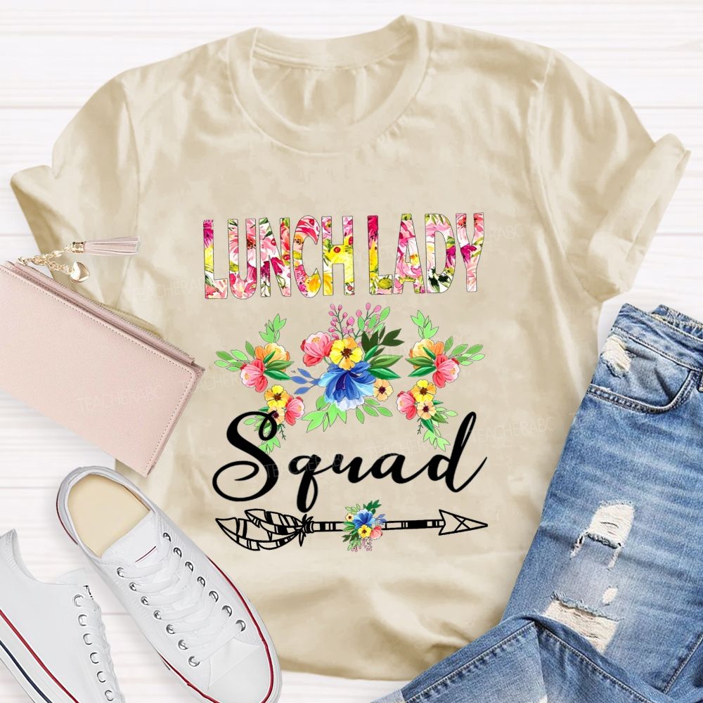 Lunch Lady Squad Feed The Kids Love The Crew Teacher T-shirt
