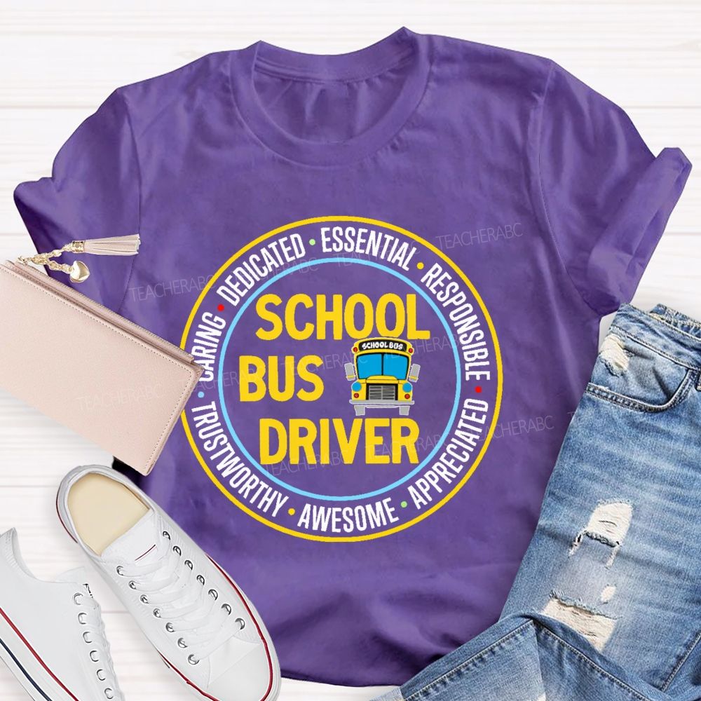 School Bus Driver Essential Teacher T-shirt