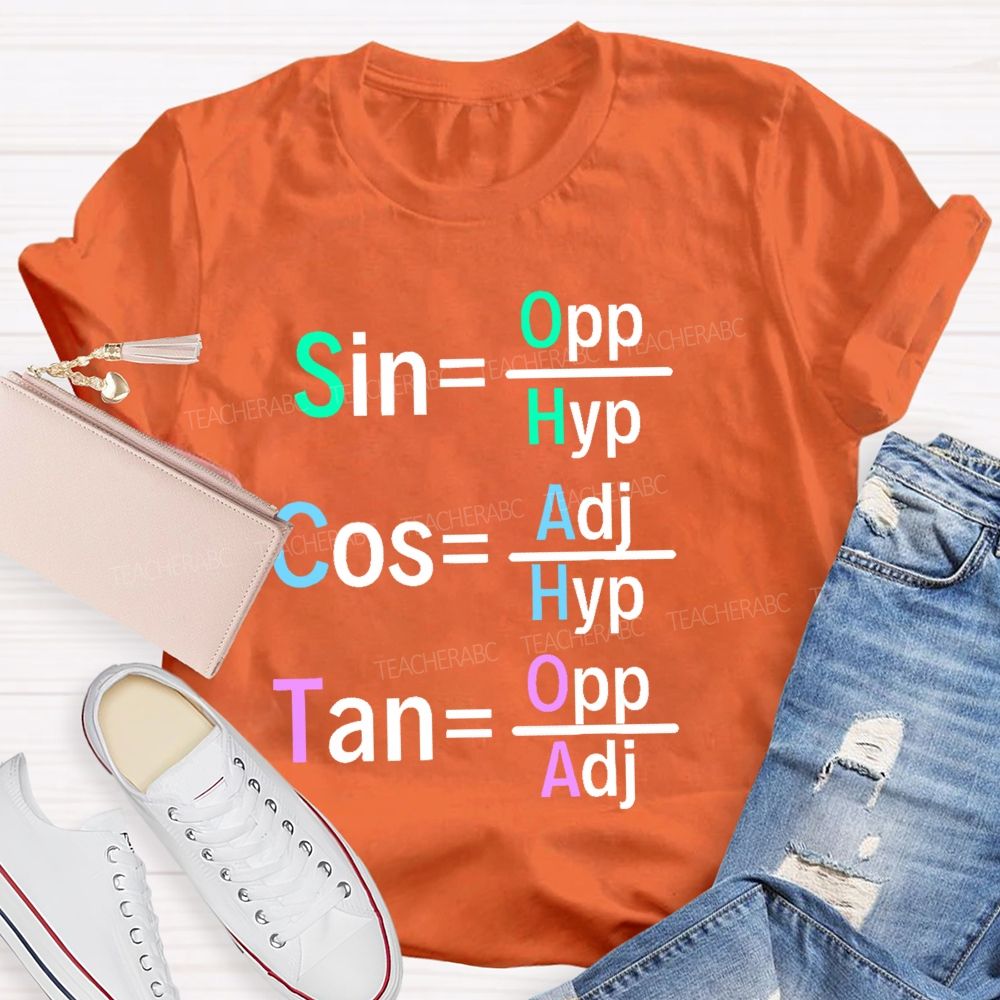 Sin Cos Tan Teacher T-shirt
