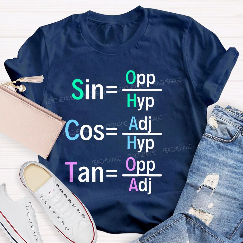 Sin Cos Tan Teacher T-shirt