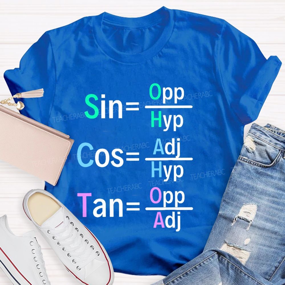 Sin Cos Tan Teacher T-shirt