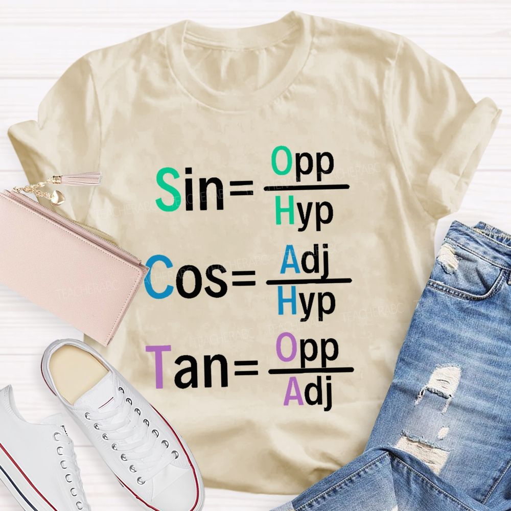 Sin Cos Tan Teacher T-shirt