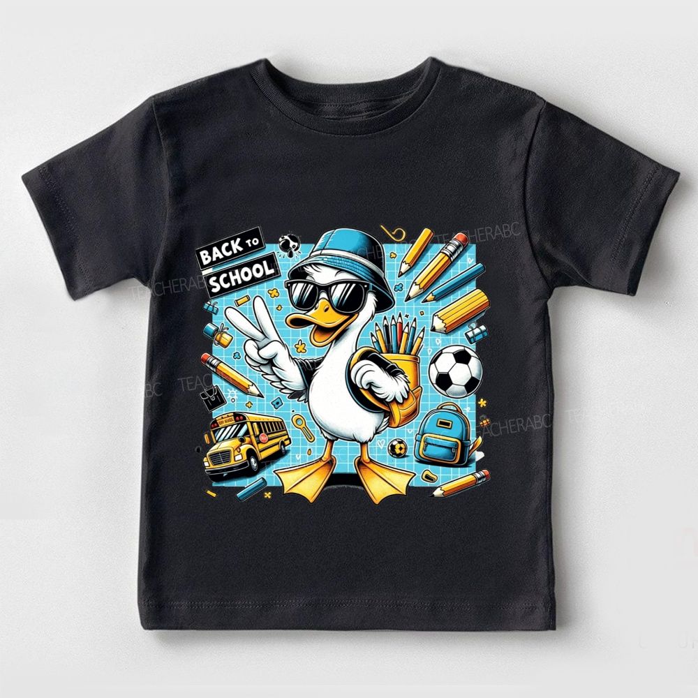 Cool Duck Back To School Toddler T-shirts