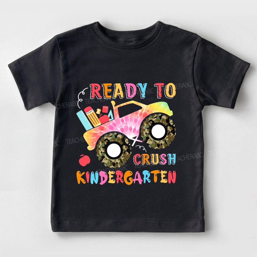 Personalized Grade Ready To Crush Kindergarten Toddler T-shirts
