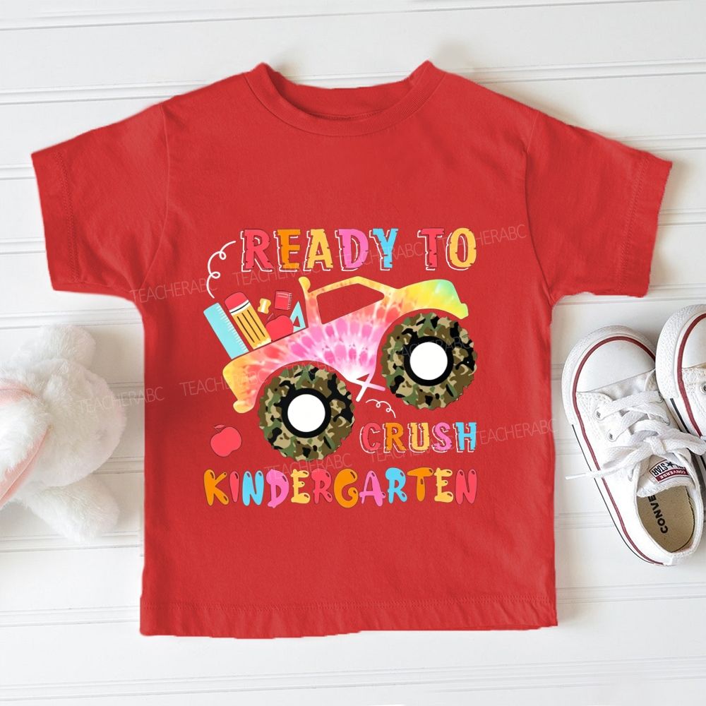 Personalized Grade Ready To Crush Kindergarten Toddler T-shirts