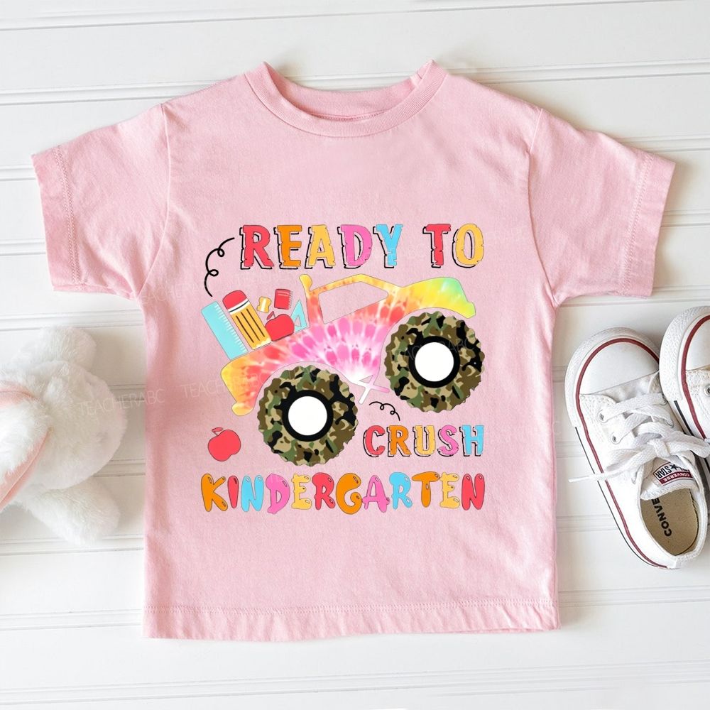 Personalized Grade Ready To Crush Kindergarten Toddler T-shirts