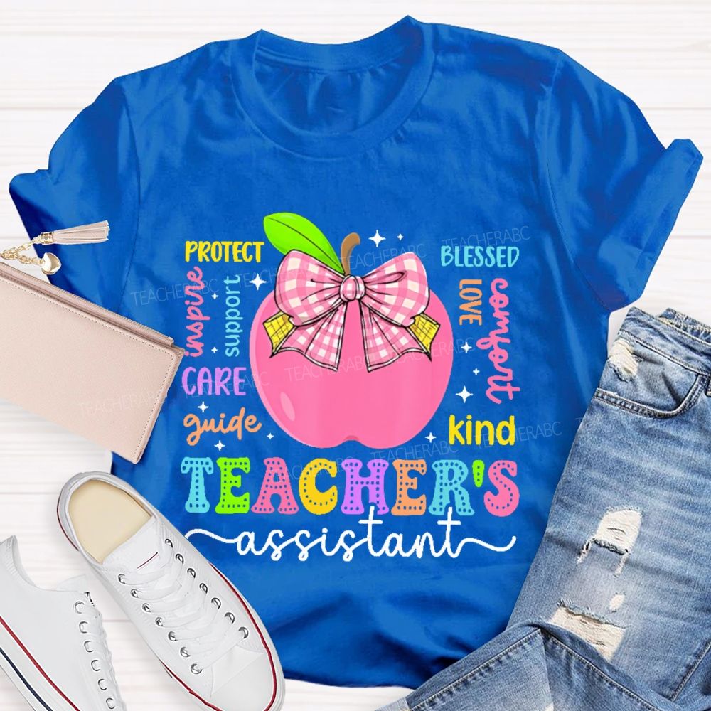 Teacher's Assistant Protect Blessed Teacher T-shirt