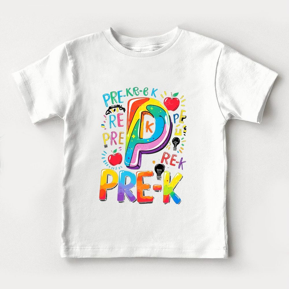 Personalized Grade P Is For Pre-K Where The Fun Begins Toddler T-shirts